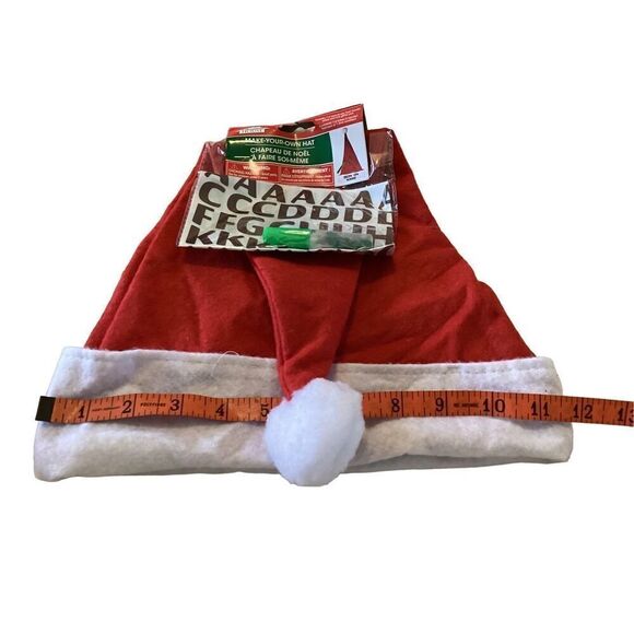 DIY Christmas House Santa Hat Crafts Winter Art - Picture 4 of 5